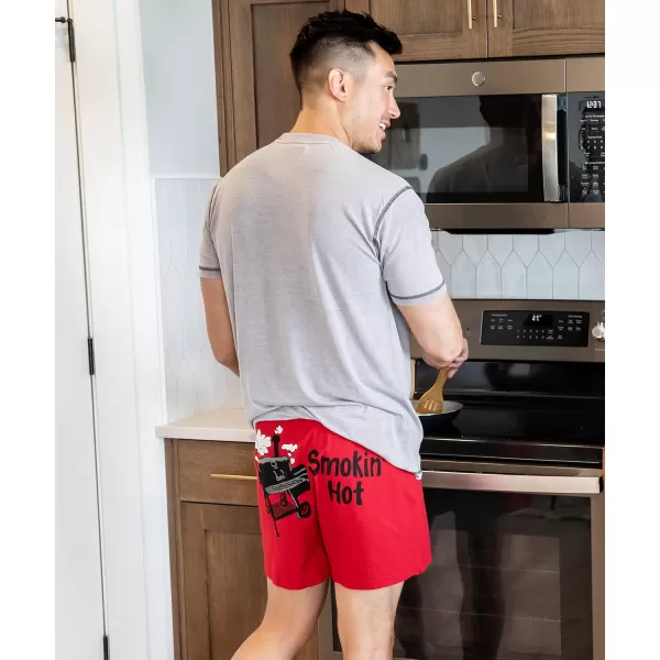 Lazy One Funny Animal Boxers Humorous Underwear Novelty Boxer Shorts Gag Gifts for MenRed Smokin Hot Boxers