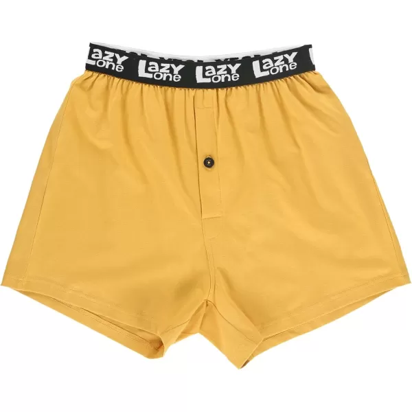 Lazy One Funny Animal Boxers Humorous Underwear Novelty Boxer Shorts Gag Gifts for MenYellow the Goat Boxer