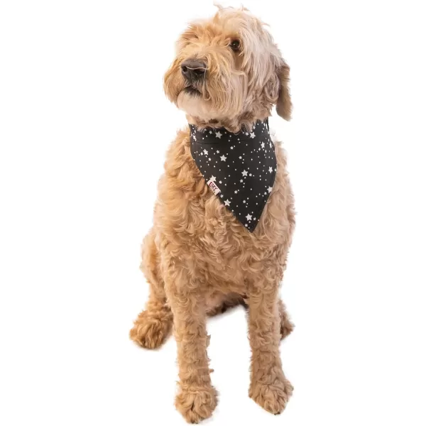 LazyOne Dog Bandana Reversible Cotton Bandanas for All Dog Sizes Fur Baby SmallBark Side Dog Bandana
