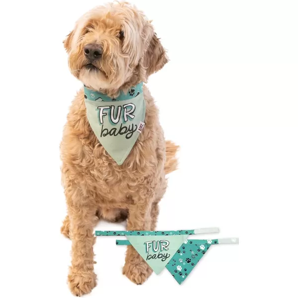 LazyOne Dog Bandana Reversible Cotton Bandanas for All Dog Sizes Fur Baby SmallFur Baby Dog Bandana