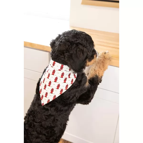 LazyOne Dog Bandana Reversible Cotton Bandanas for All Dog Sizes Fur Baby SmallNature Calls Dog Bandana