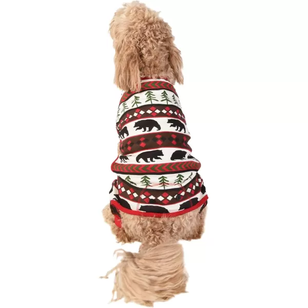 LazyOne Flapjacks OnePiece Dog Sweater Matching Family Pajamas for Dogs Moose Animal XSmallBear Essentials Dog Flapjack Onesie