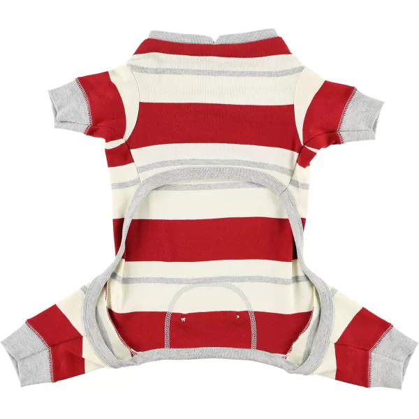 LazyOne Flapjacks OnePiece Dog Sweater Matching Family Pajamas for Dogs Moose Animal XSmallCountry Stripe Dog Flapjack Onesie