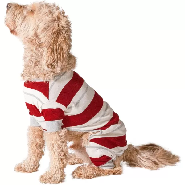 LazyOne Flapjacks OnePiece Dog Sweater Matching Family Pajamas for Dogs Moose Animal XSmallCountry Stripe Dog Flapjack Onesie