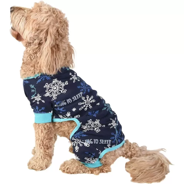 LazyOne Flapjacks OnePiece Dog Sweater Matching Family Pajamas for Dogs Moose Animal XSmallFalling To Sleep Dog Onsie