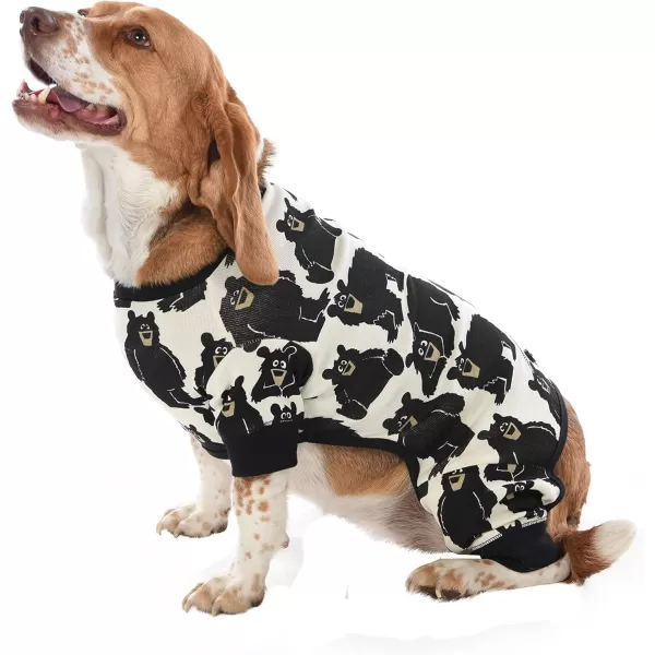 LazyOne Flapjacks OnePiece Dog Sweater Matching Family Pajamas for Dogs Moose Animal XSmallFamily Bear Dog Flapjack Onesie