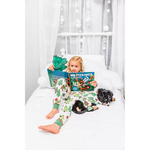 LazyOne Flapjacks OnePiece Dog Sweater Matching Family Pajamas for Dogs Moose Animal XSmallNo Peeking Dog Flapjack Onesie
