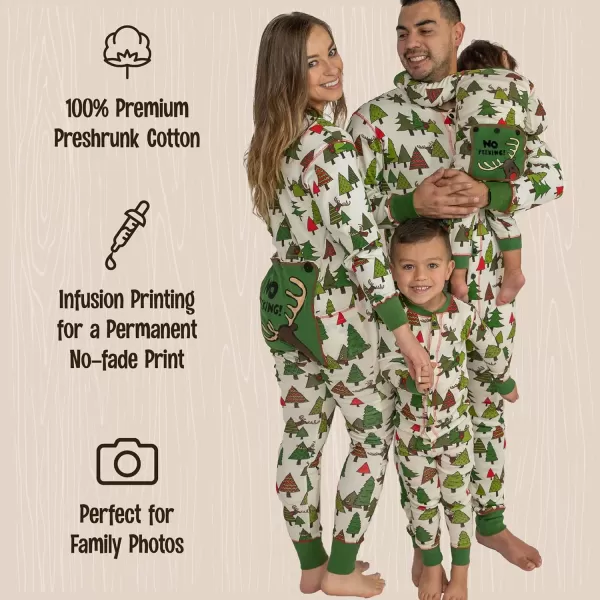 LazyOne Flapjacks OnePiece Dog Sweater Matching Family Pajamas for Dogs Moose Animal XSmallNo Peeking Dog Flapjack Onesie