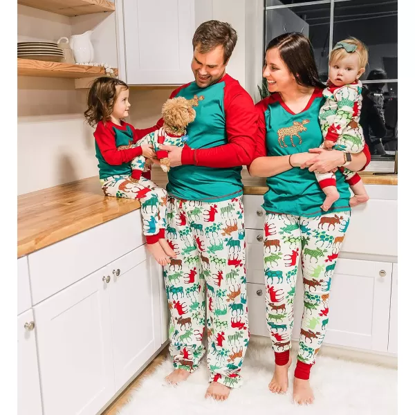 LazyOne Flapjacks OnePiece Dog Sweater Matching Family Pajamas for Dogs Moose Animal XSmallPattern Moose Dog Onsie