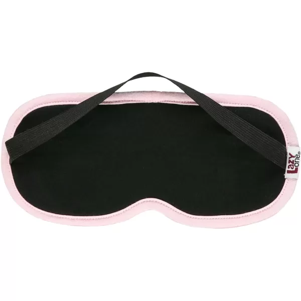 LazyOne Womens Cotton Face Mask for Sleep Washable Sleeping Mask for Adults Bear Bear in AMBear in the Morning Pink Sleep Mask
