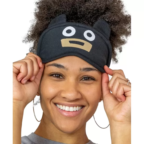 LazyOne Womens Cotton Face Mask for Sleep Washable Sleeping Mask for Adults Bear Bear in AMBlack Bear Sleep Mask