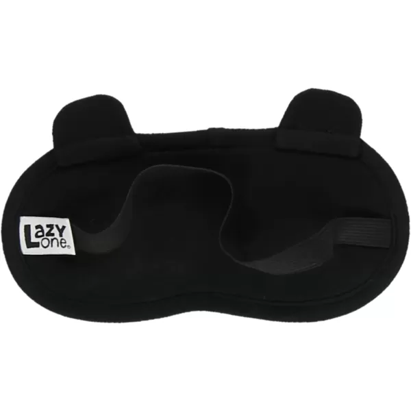 LazyOne Womens Cotton Face Mask for Sleep Washable Sleeping Mask for Adults Bear Bear in AMBlack Bear Sleep Mask