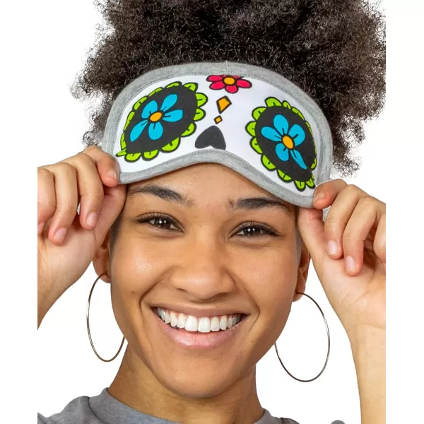LazyOne Womens Cotton Face Mask for Sleep Washable Sleeping Mask for Adults Bear Bear in AMDead Tired Sleep Mask