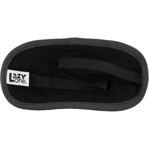 LazyOne Womens Cotton Face Mask for Sleep Washable Sleeping Mask for Adults Bear Bear in AMHappy Camper Sleep Mask