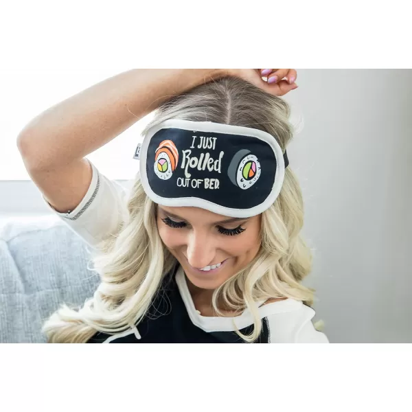 LazyOne Womens Cotton Face Mask for Sleep Washable Sleeping Mask for Adults Bear Bear in AMSushi Sleep Mask