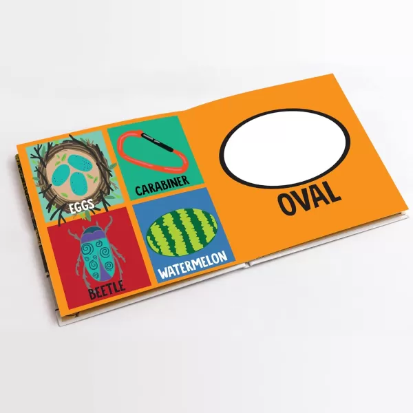 Little Campers Shapes Learning Shapes Board Book for Girls and Boys Camping Themed Shapes Book for Kids