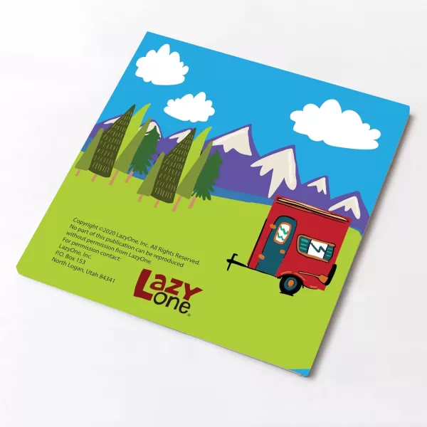 Little Campers Shapes Learning Shapes Board Book for Girls and Boys Camping Themed Shapes Book for Kids