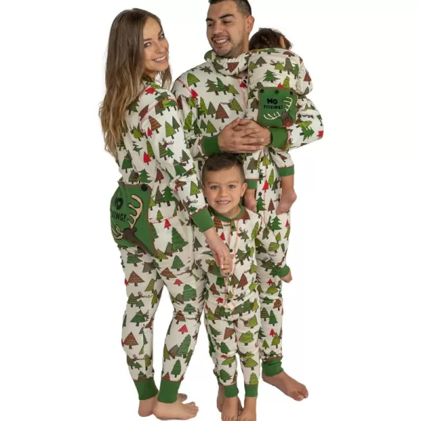 Lazy One Flapjacks Matching Christmas Pajamas for the Dog Baby ampamp Kids Teens and AdultsNo Peeking Flapjack Onsie