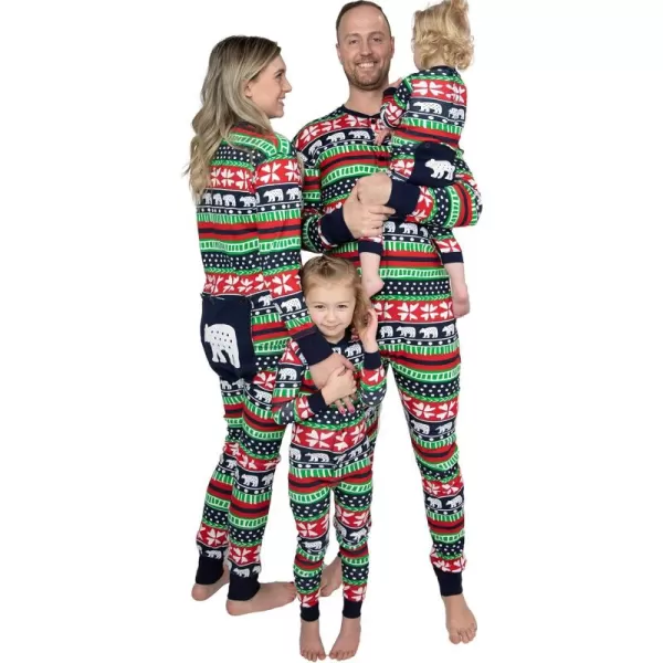 Lazy One Flapjacks Matching Christmas Pajamas for the Dog Baby ampamp Kids Teens and AdultsSweater Bear Flapjack Onesie