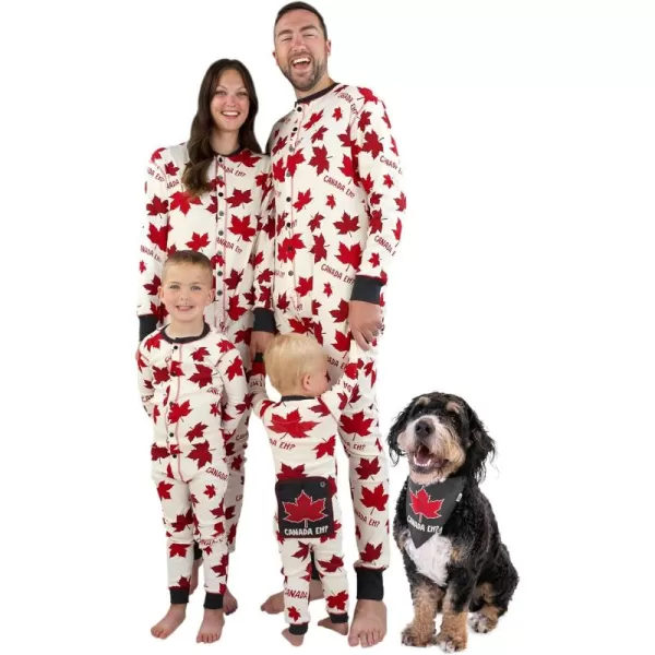 Lazy One Flapjacks Matching Pajamas for The Dog Baby Kids Teens and AdultsCanada Eh Flapjack Onesie
