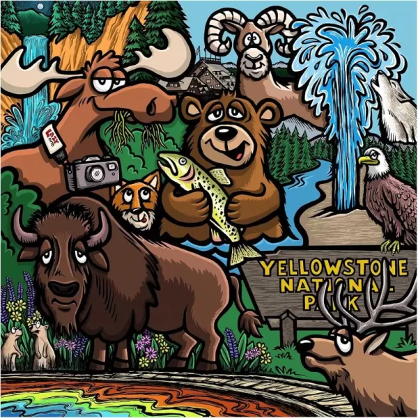 Lazy One National Park Puzzles Jigsaw Puzzles for Adults and Kids 100 and 500 Piece Puzzles for The Whole Family Smoky MtnYellowstone National Park