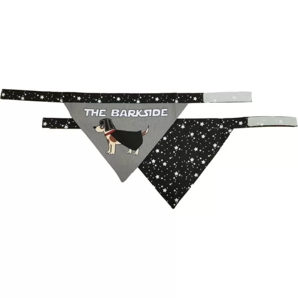 LazyOne Dog Bandana Reversible Cotton Bandanas for All Dog Sizes Fur Baby SmallBark Side Dog Bandana