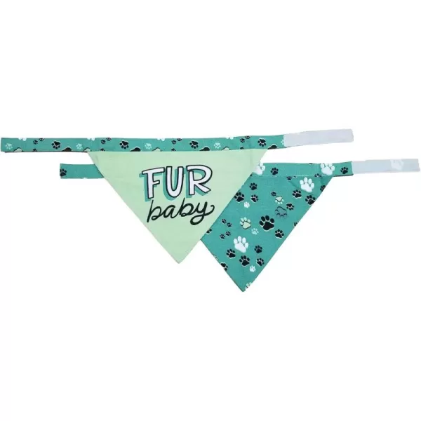 LazyOne Dog Bandana Reversible Cotton Bandanas for All Dog Sizes Fur Baby SmallFur Baby Dog Bandana