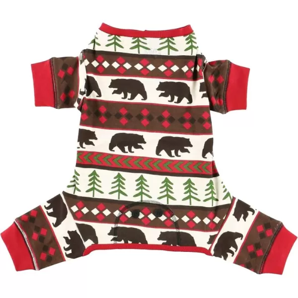 LazyOne Flapjacks OnePiece Dog Sweater Matching Family Pajamas for Dogs Moose Animal XSmallBear Essentials Dog Flapjack Onesie