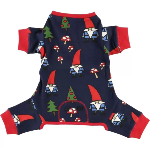 LazyOne Flapjacks OnePiece Dog Sweater Matching Family Pajamas for Dogs Moose Animal XSmallNo Place Like Gnome Dog Onsie