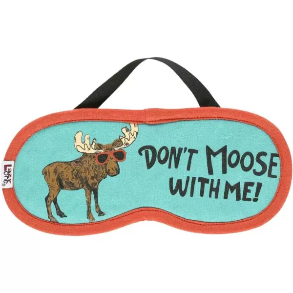 LazyOne Womens Cotton Face Mask for Sleep Washable Sleeping Mask for Adults Bear Bear in AMOrange Dont Moose Sleep Mask
