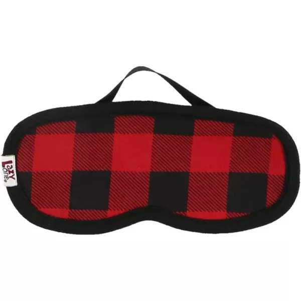 LazyOne Womens Cotton Face Mask for Sleep Washable Sleeping Mask for Adults Bear Bear in AMRed Plaid Sleep Mask