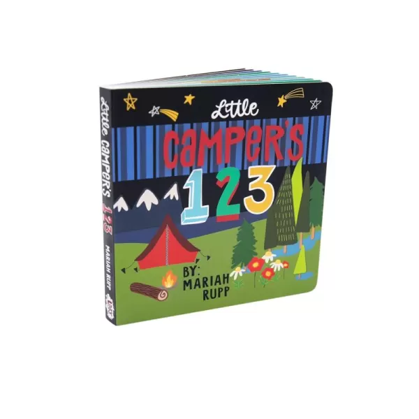 Little Campers 123 Counting Board Book for Girls and Boys Camping Themed Counting Book for Kids