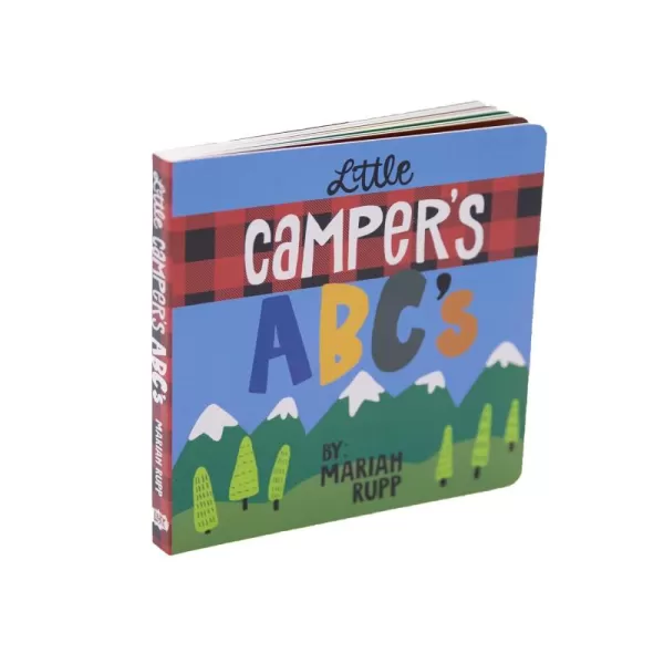 Little Campers ABCs ABC book for Girls and Boys Camping Alphabet Board Book for Kids
