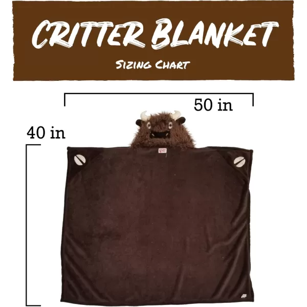 Lazy One Animal Blanket Hoodie for Kids Hooded Blanket Wearable Kids Blanket Soft Cozy Fleece Hoodie Reindeer Blanket