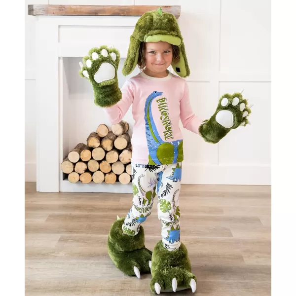 Lazy One Animal Paw Mittens for Adults and KidsDino Mitt
