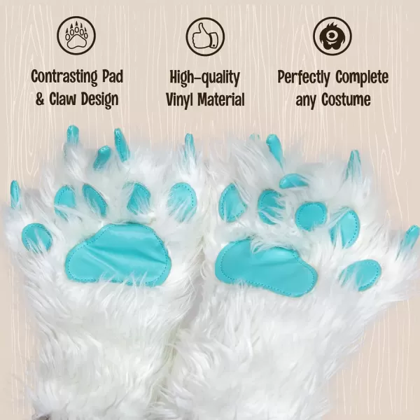 Lazy One Animal Paw Mittens for Adults and KidsYeti Mitt
