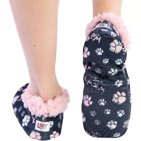 Lazy One Fuzzy Feet Slipper Socks for Women Cute FleeceLined House Slippers Cute Dog ampamp Cat DesignCat Mom Fuzzy Feet