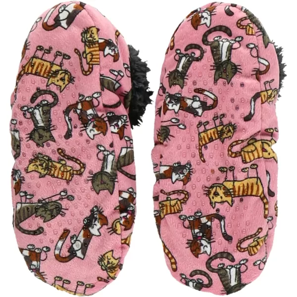 Lazy One Fuzzy Feet Slipper Socks for Women Cute FleeceLined House Slippers Cute Dog ampamp Cat DesignCat Nap Fuzzy Feet