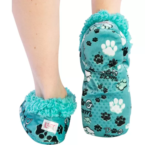 Lazy One Fuzzy Feet Slipper Socks for Women Cute FleeceLined House Slippers Cute Dog ampamp Cat DesignDog Mom Fuzzy Feet
