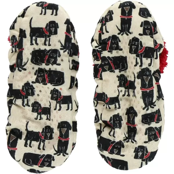 Lazy One Fuzzy Feet Slipper Socks for Women Cute FleeceLined House Slippers Cute Dog ampamp Cat DesignRuff Night Fuzzy Feet