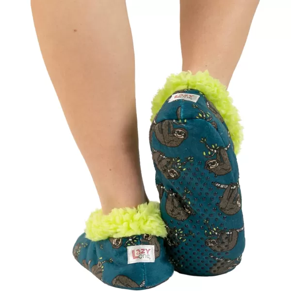 Lazy One Fuzzy Feet Slipper Socks for Women Cute FleeceLined House Slippers Cute Dog ampamp Cat DesignSloth Fuzzy Feet