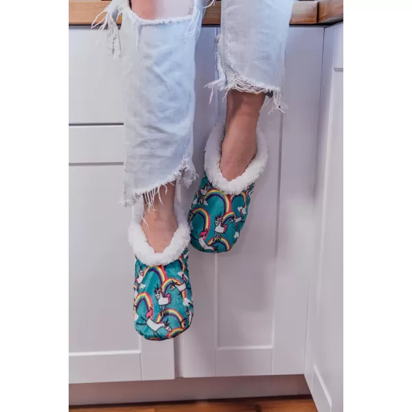 Lazy One Fuzzy Feet Slipper Socks for Women Cute FleeceLined House Slippers Cute Dog ampamp Cat DesignUnicorn Fuzzy Feet