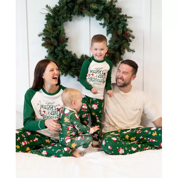 Lazy One Matching Holiday Pajamas for Family Holiday Pajama Sets for Adults Teens Kids Baby and DogChristmas Gnome Pajama Set