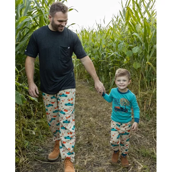 Lazy One Matching Holiday Pajamas for Family Holiday Pajama Sets for Adults Teens Kids Baby and DogFall Into Bed Pajama Sets