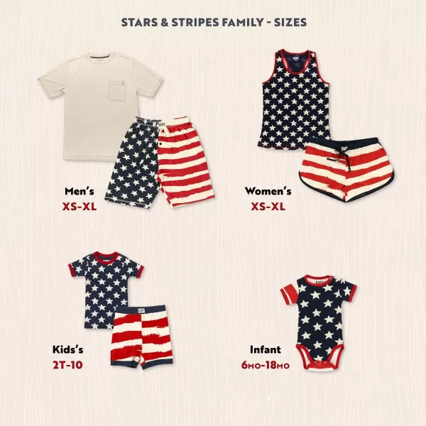 Lazy One Matching Holiday Pajamas for Family Holiday Pajama Sets for Adults Teens Kids Baby and DogStars  Stripes