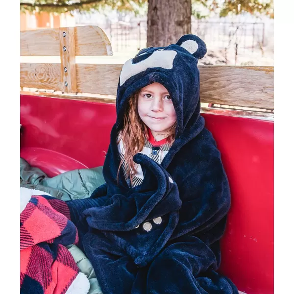 Lazy One Wearable Hooded Blanket for Kids Animal Hooded Blanket LionBear Blanket Hooded Blanket