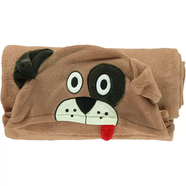 Lazy One Wearable Hooded Blanket for Kids Animal Hooded Blanket LionDog Hooded Blanket