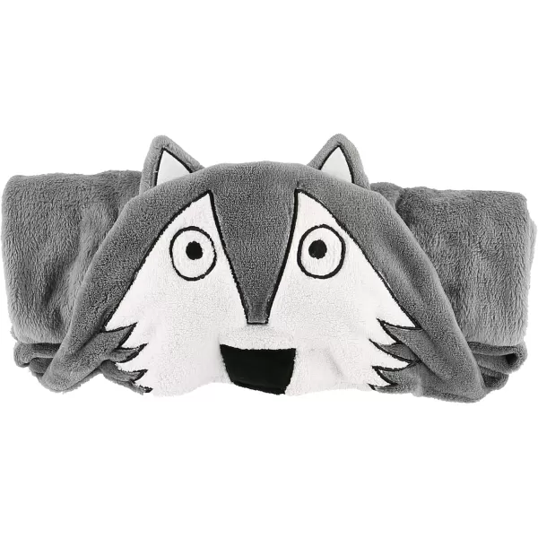 Lazy One Wearable Hooded Blanket for Kids Animal Hooded Blanket LionHowl of a Night Wolf Hooded Blanket