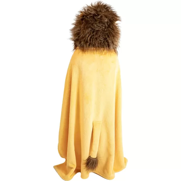 Lazy One Wearable Hooded Blanket for Kids Animal Hooded Blanket LionLion Hooded Blanket