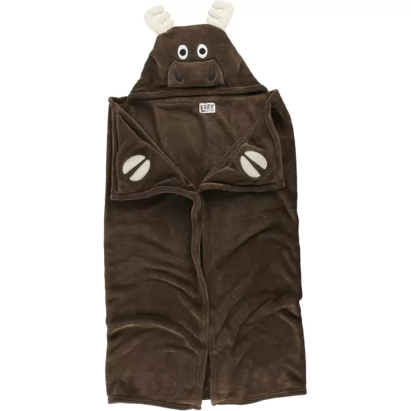 Lazy One Wearable Hooded Blanket for Kids Animal Hooded Blanket LionMoose Blanket Hooded Blanket